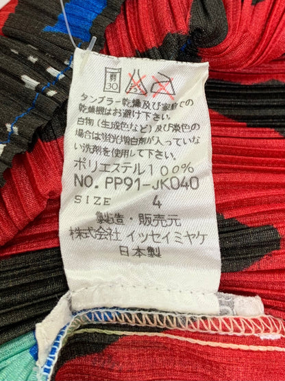 プリーツプリーズイッセイミヤケ アメコミプリント ノースリーブトップ PP91-JK040 ITIYHYAGO5TC