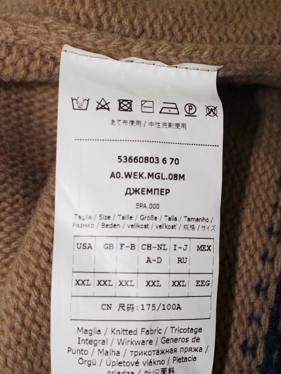 ウィークエンドマックスマーラ 53660803 セーター XXL ブラウン ニット ウール ITQDXB12W272