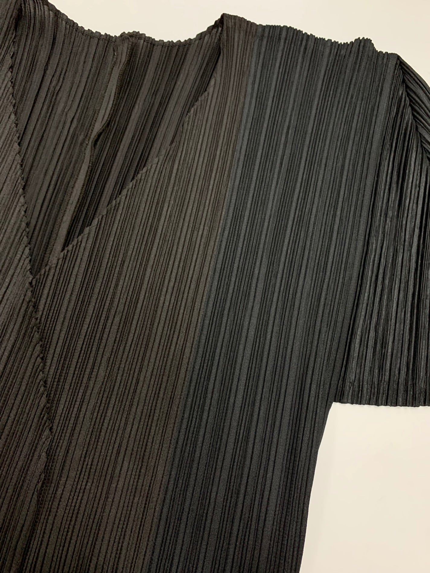 プリーツプリーズイッセイミヤケ PP78-JO807 ジャケット 3 ブラック ノーカラー ITW21REOARH2