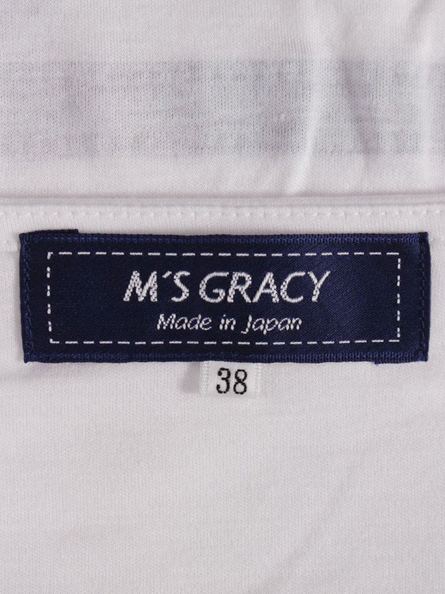 エムズグレイシー 915114 Tシャツ カットソー 38 ホワイト