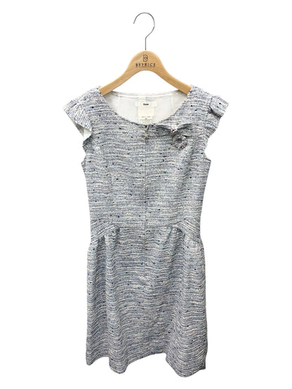 ルネ 6016300 ワンピース 34 ブルー ツィード IT8N2KGVNQQ8 【SALE】