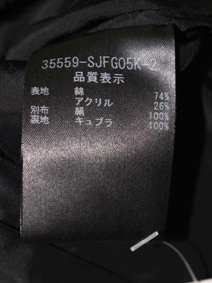 フォクシーブティック 35559 ジャケット 38 ネイビー ツイード ジップアップ IT7A7H42IM7C