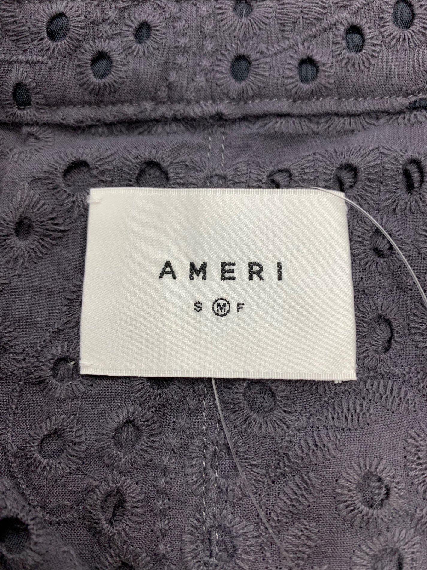 アメリ 02110560900 ワンピース M チャコール レース IT6A19S671RZ