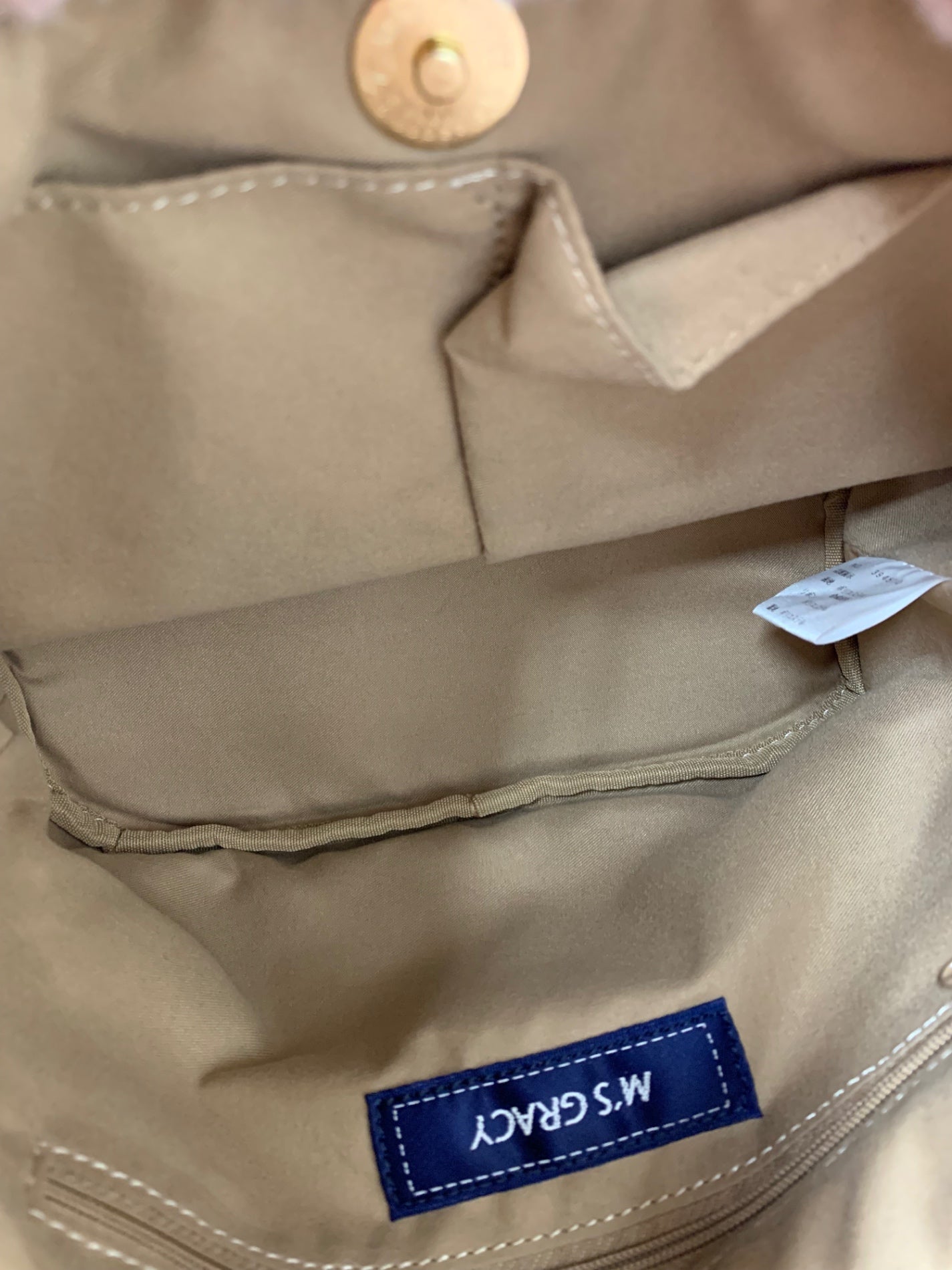 エムズグレイシー 394510 ハンドバッグ ピンク エコファー リボンハンドル ラインストーン ITJSAR0PD49I