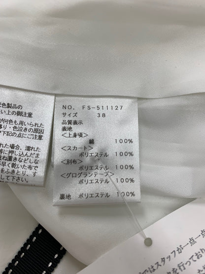 エムズグレイシー ステッチ入りテープ付きコンビ 511127 ワンピース 38 ブラック 切替 ITFF94UNDCA6
