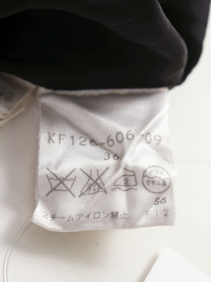 エポカ KF126-606-09 スカート 36 ブラック フリル IT755WAIQLWO 【SALE】