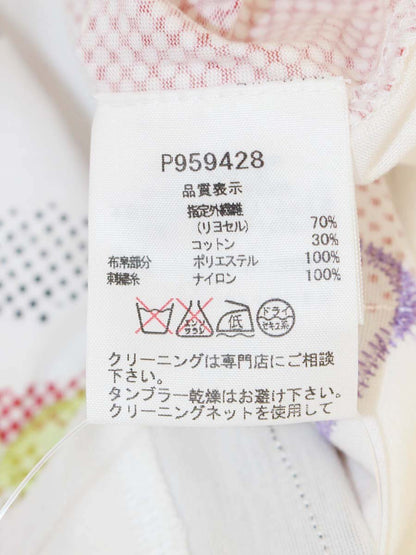 スタジオピッコーネ アルチビオ P959428 Tシャツ 40 ホワイト プリント スパンコール ITTPMROGU0V0