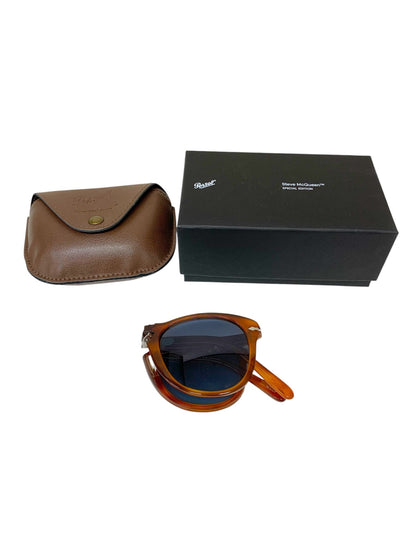 ペルソール 714SM サングラス　 ブラウン STEVE MAQUEEN ティアドロップ ITREG5VTJFOG