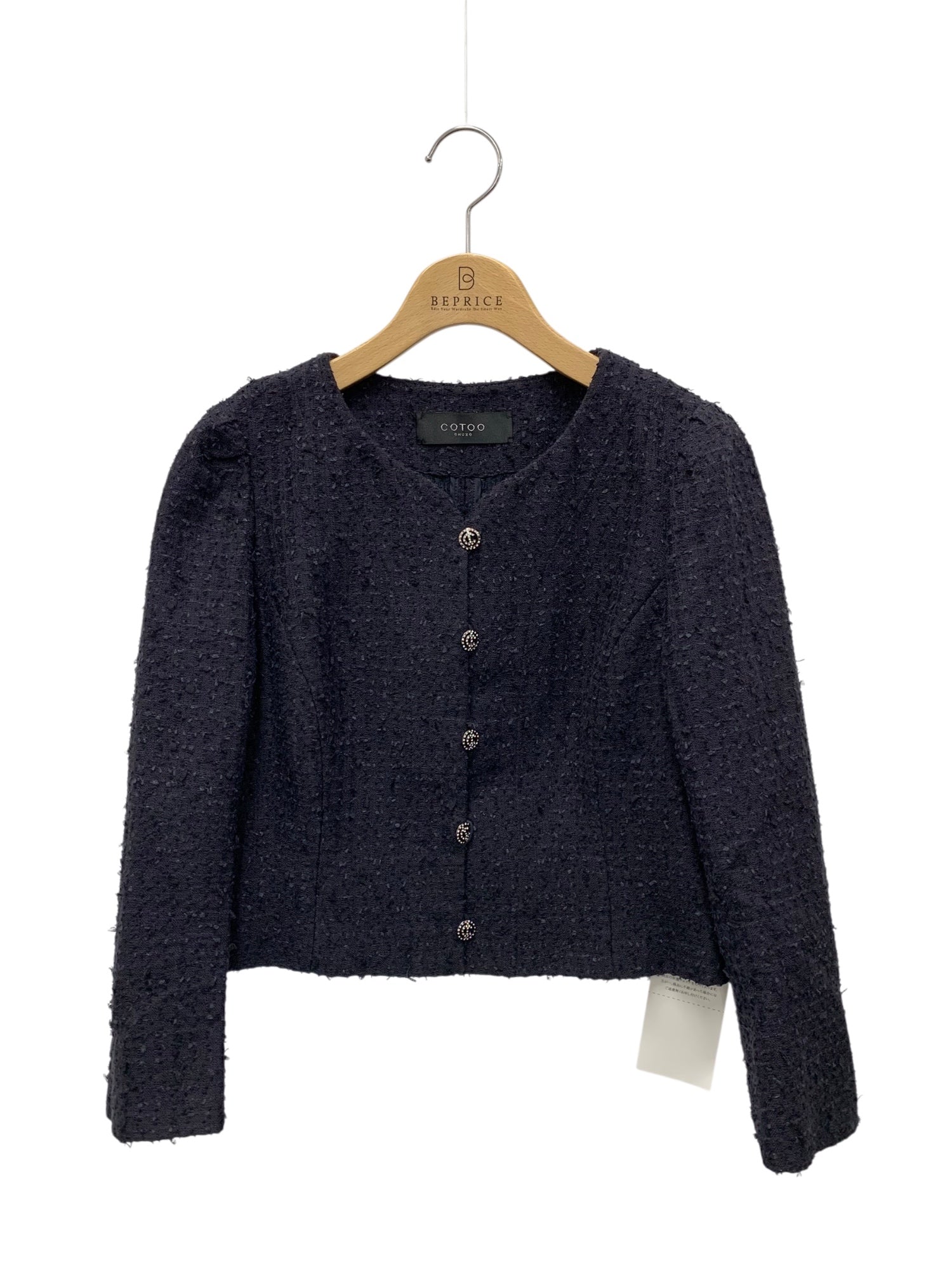 COTOO コトゥー 紺 スーツ  38 40　上下定価16万 COTOO コトゥー 紺 スーツ 38 40 上下定価16万 COTOO コトゥー