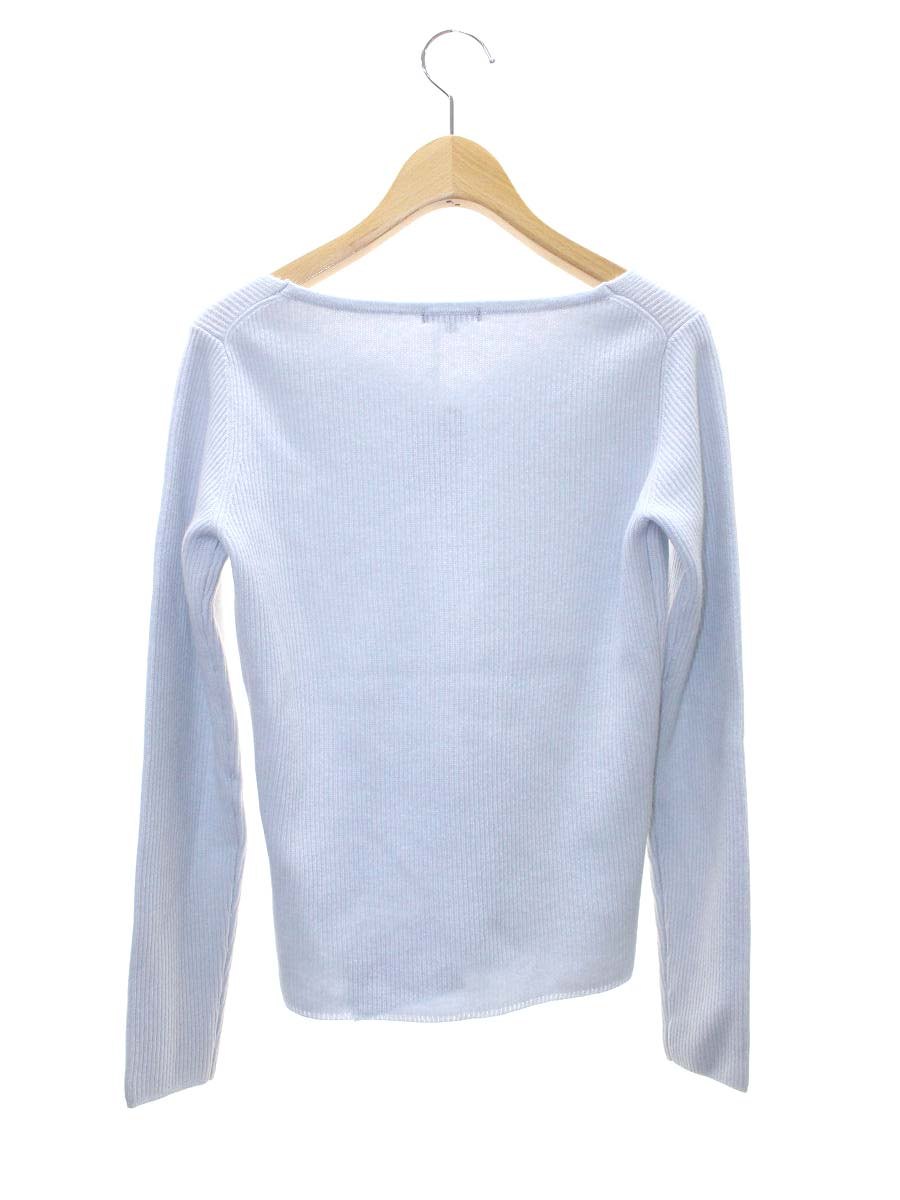 トゥービーシック W5N09-627-20 ニット 40 ブルー Vネック ビジュー IT098FU5GFCO