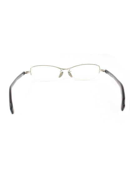 フォーナインズ S-640T 眼鏡 メガネ シルバー/グレー コンビフレーム ハーフリム スクエア ITPQ3ZFPEHR0