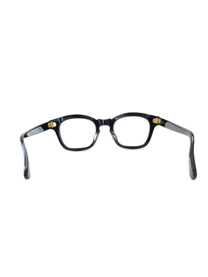 白山眼鏡店 B6 メガネ ブラック セルフレーム IT8RKEJ9WJLK