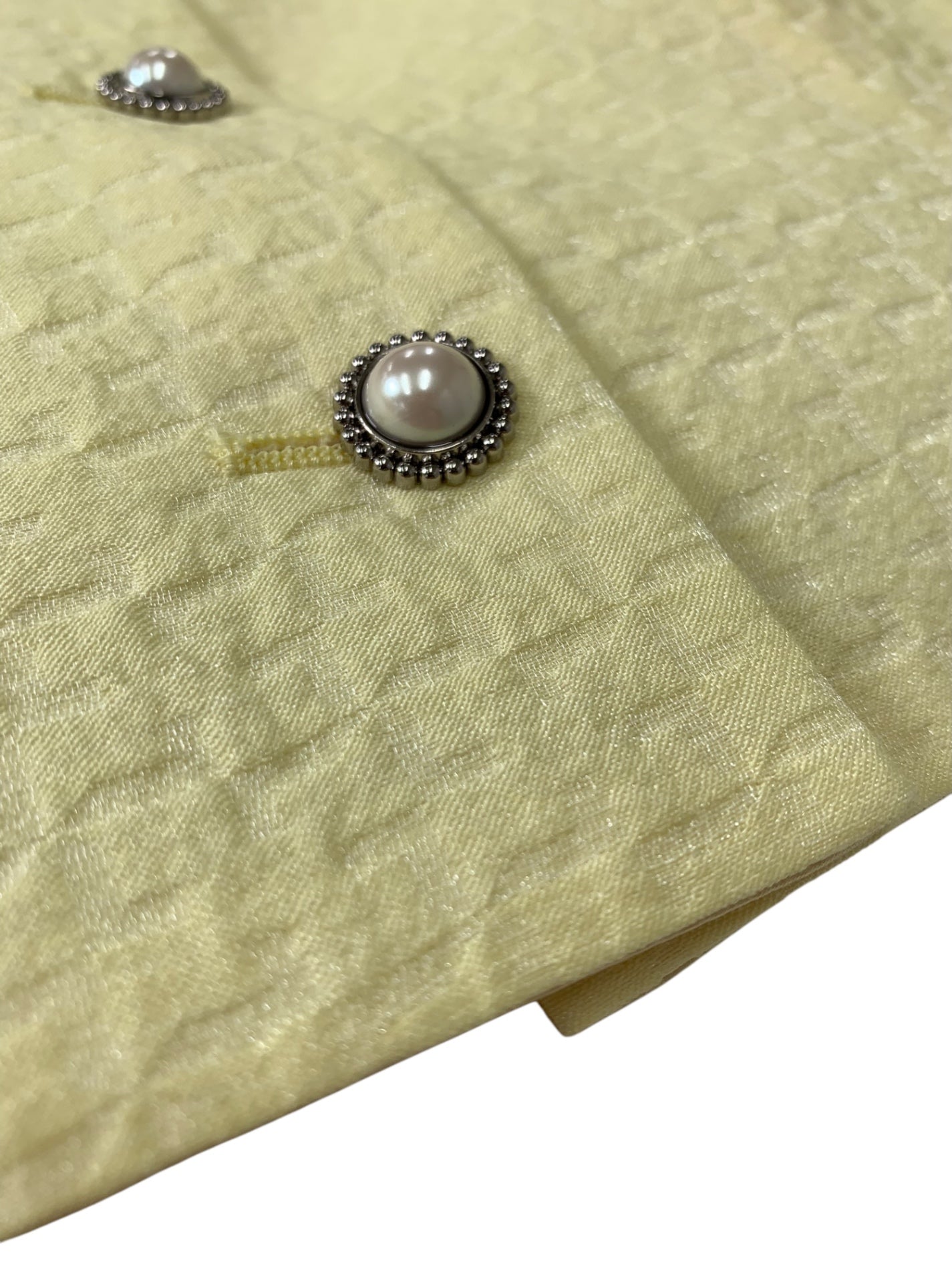 トゥービーシック ジオメトリックジャカードコンパクト ジャケット W5E02-323-60 40 イエロー ITDNJSJ9945W