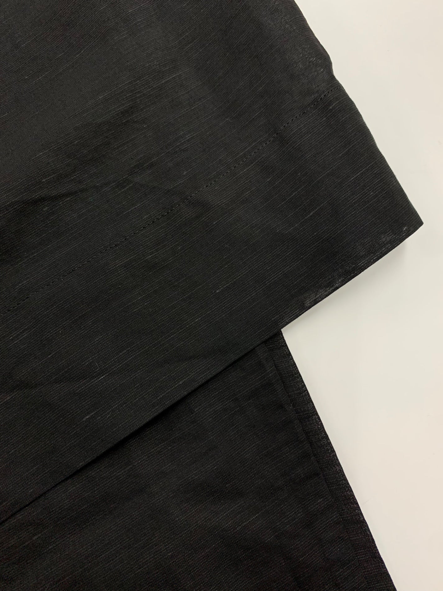 イッセイミヤケ IM51FF519 リネン混パンツ 2 ブラック ITEJ4FHH47WG