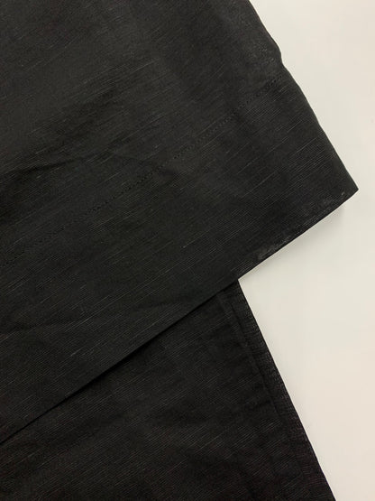 イッセイミヤケ IM51FF519 リネン混パンツ 2 ブラック ITEJ4FHH47WG