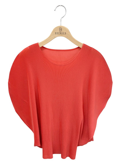 プリーツプリーズイッセイミヤケ トップス レッド プリーツ バルーン型 IT4AS818IV2Q