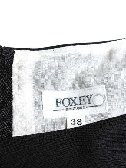 フォクシーブティック 22223 ワンピース 38 ブラック プリーツスカート ITIL6ZIDW822