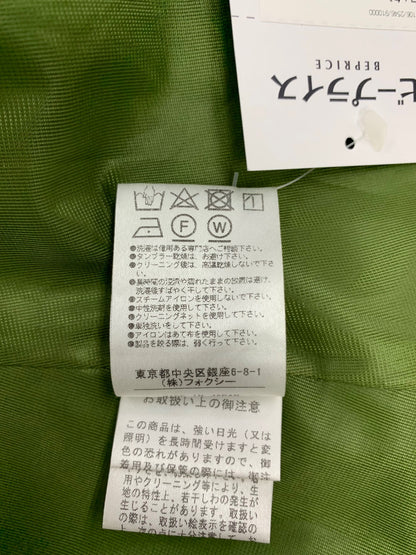 フォクシーニューヨーク ドレス ウォータープルーフストレッチ 38335 ワンピース 38 グリーン ITU4JCNHE5TS