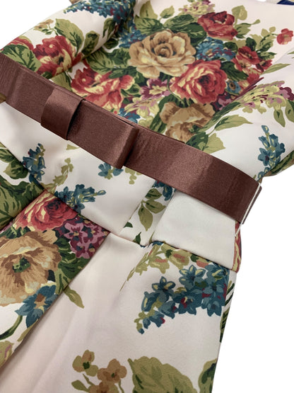 エムズグレイシー 721503 ワンピース 36 ピンク フラワーモチーフ ITZBICMVPA4Q