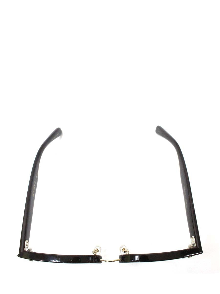 銘品晴夫作 ME-300 メガネ ブラウン セルフレーム ハーフリム ウェリントン ITG9W6W8SSIF