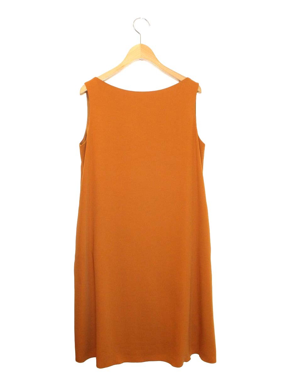 フォクシーニューヨーク Dress 38659 ワンピース 40 オレンジブラウン 2WAY フレア ITKT8R7JWW3I