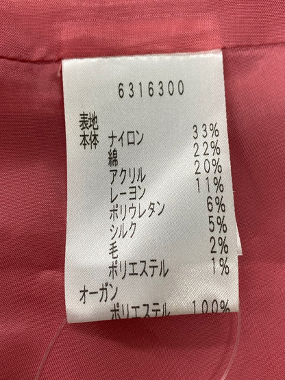 ルネ 6316300 ワンピース 36 ピンク ツイード フロントジップ IT8TIEIO8LOF