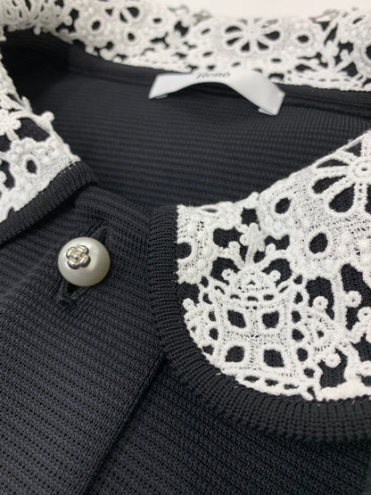 ルネ Knit Coat 6512160 コート 38 ブラック ITJ60G8QAWXT