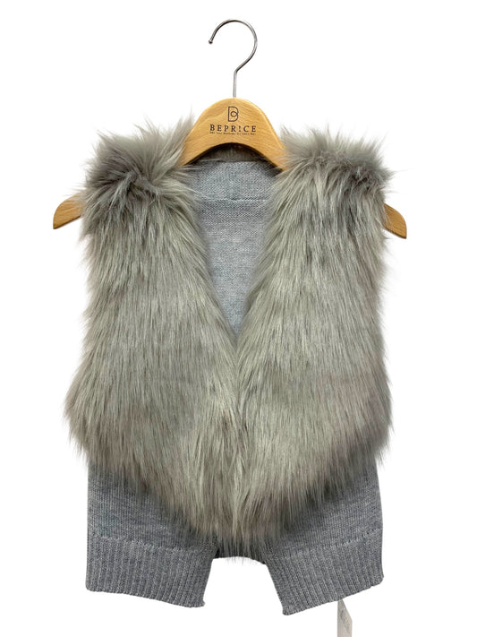 フェンネル 15-11-15430 ベスト 09 グレー ニット フェイクファー ITW3UYZ7CS0J