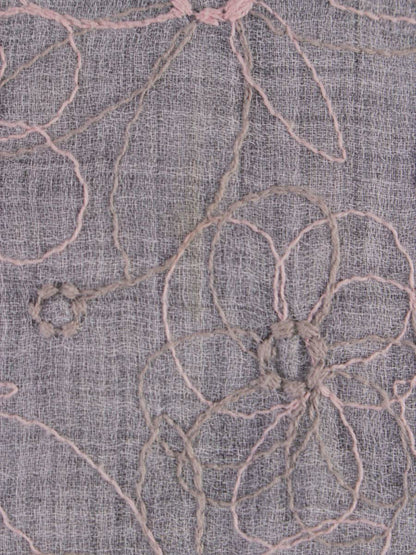 ルネ 6834010 スカート 36 グレー フラワー 刺繍 ITK8NFB7HBT4