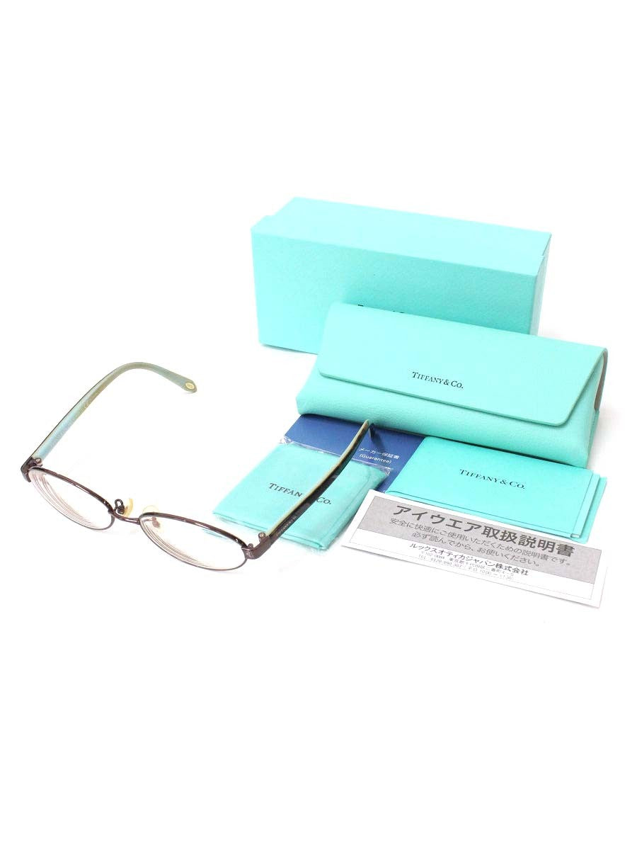 ティファニー TF1121TD メガネ ブラウン メタルフレーム フルリム オーバル ITPFZ2PBX8JY 【SALE】