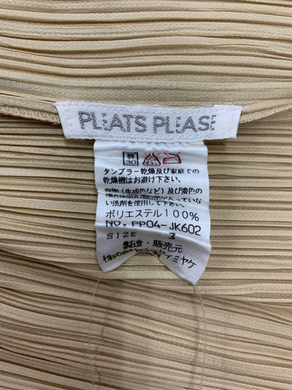 プリーツプリーズイッセイミヤケ PP04-JK602 カットソー 3 ベージュ IT2EMVIL2DIK