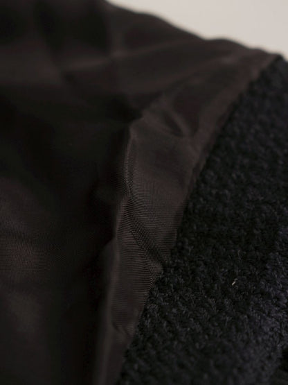 ハロッズ 10410028 ジャケット 2 ブラック ノーカラー フリル IT5GPWI8L5HU