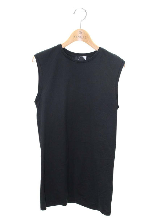 エイトン KKAGBW0014 シャツ 02 ブラック ノースリーブ コットン IT35P3UEGQ3W