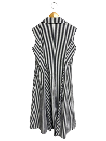 ルネ 5826510 ワンピース 38 グレー フロントボタン ストライプ ITACB663NEFU