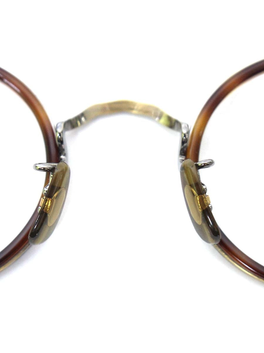オリバーピープルズ MP-8-XL メガネ ブラウン オプテックジャパン期 復刻 メタルフレーム フルリム ラウンド IT99NGG9RXV4