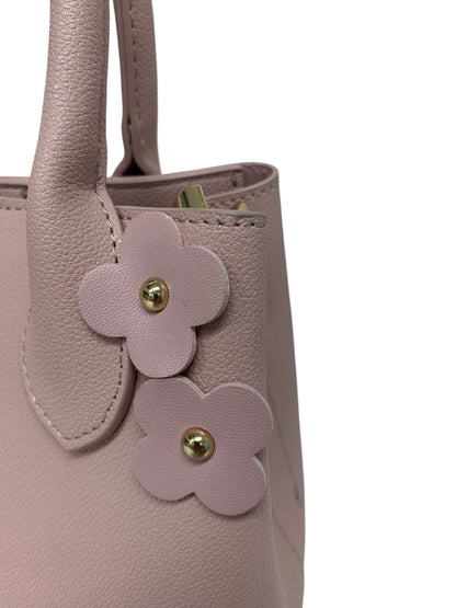 エムズグレイシー フラワーモチーフ付きミニトート 594113 ハンドバッグ ピンク 2WAY ITZ90PU36058