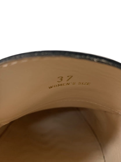 トッズ XXW59C0EN90SHAB999 ローファー 37 ブラック ケイト メタルチェーン IT3ODNMNP77K