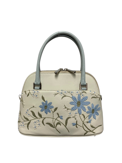 フォクシー マカロンバッグ ハンドバッグ ホワイト フラワー 刺繍 ITPH29SJG1XV