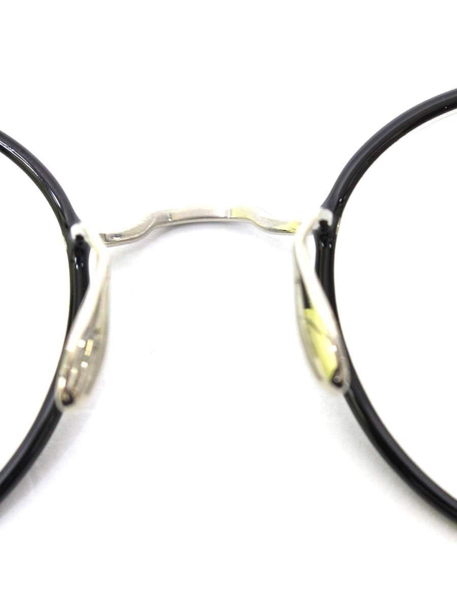 ayame（アヤメ） POKER FACE別注 SIPPOU メガネ 眼鏡 ブラック フルリム コンビフレーム オーバル ITWUEBORJ4SO