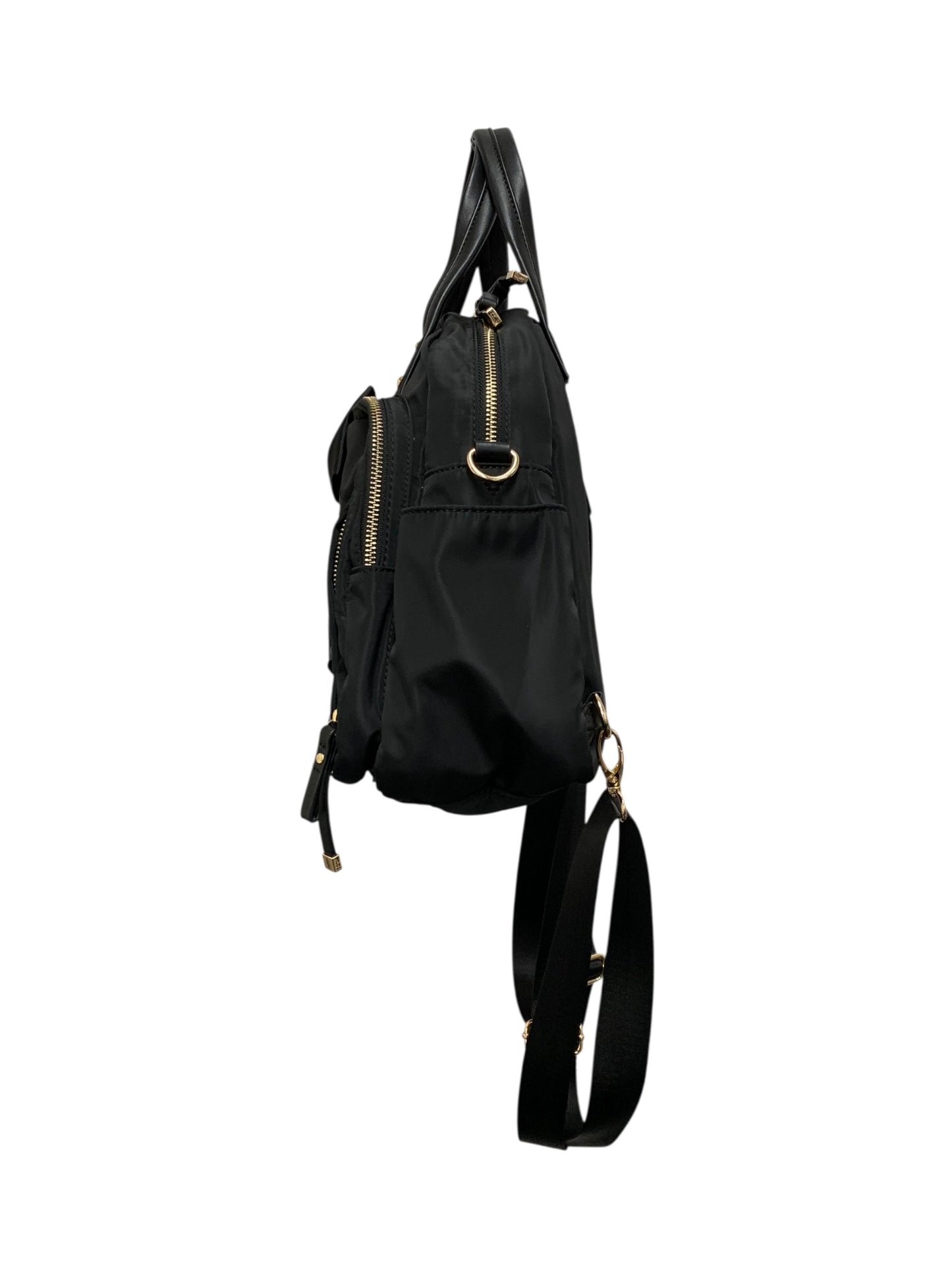 エムズグレイシー 294520 リュック ブラック バックパック ナイロン リボン ITYIIGUPM468