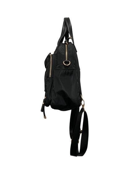 エムズグレイシー 294520 リュック ブラック バックパック ナイロン リボン ITYIIGUPM468