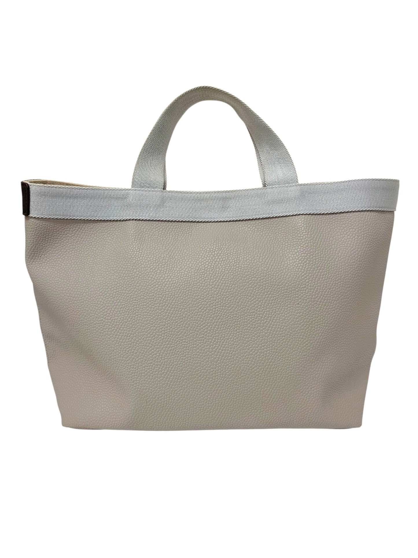 エルベシャプリエ 707GP リュクス舟型トートM ハンドトート グレージュ レザー キャンバス IT3EIW3D5ELI