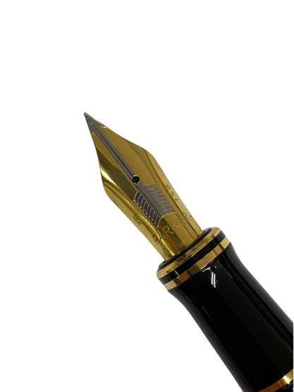 パーカー 万年筆 デュオフォールド センテニアル(復刻初代90年) ブラック F 18K IT84Z6C17OFW