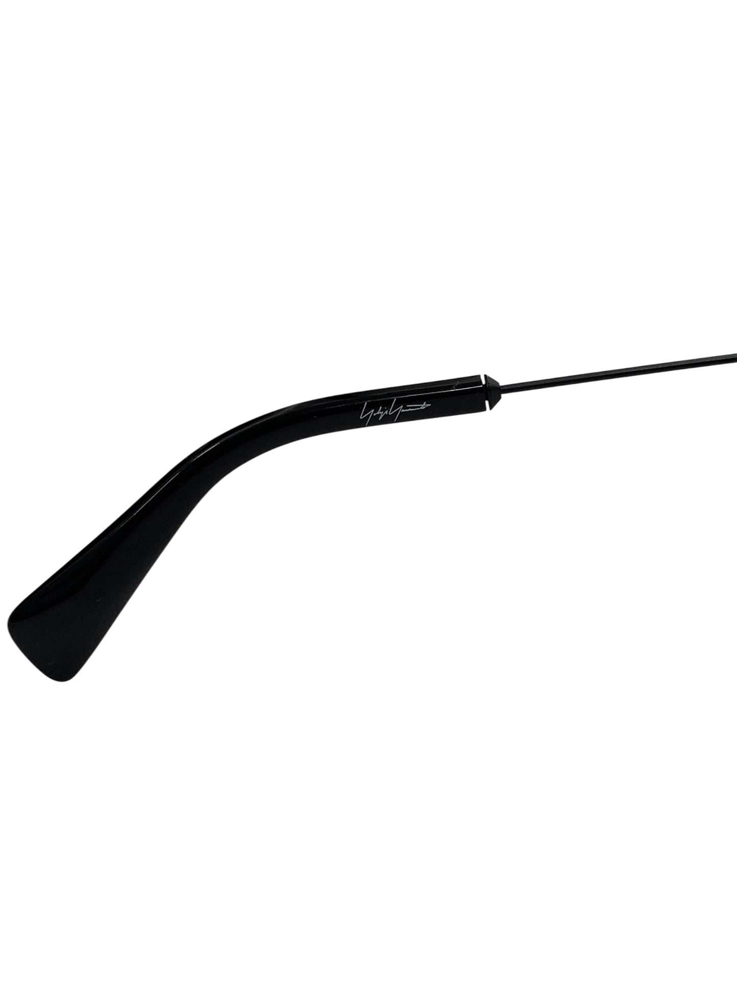 ヨウジヤマモト 20-9005 03 メガネ サングラス ブラック Limited Edition サイドフード フラットトップ ロゴ UVカット ITF4YPDIB2KK