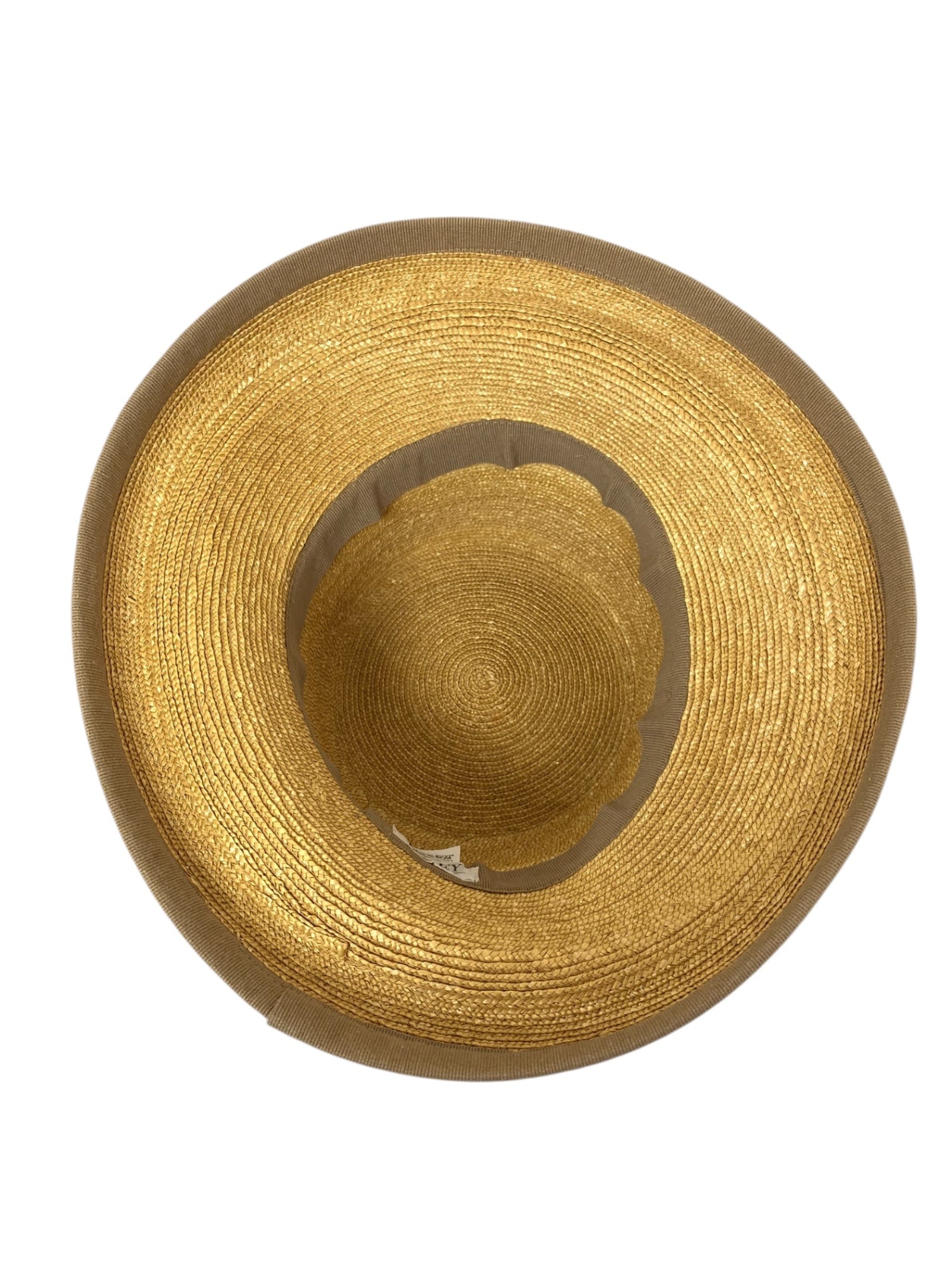 フォクシーブティック ストローハット ベージュ リボン | 中古ブランド