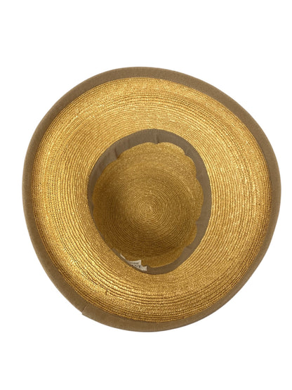 フォクシーブティック ストローハット ベージュ リボン IT49G0H0EIIQ