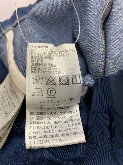 エムズグレイシー 314115 ジャケット 38 ブルー パール フリル ITIN34XHCV56