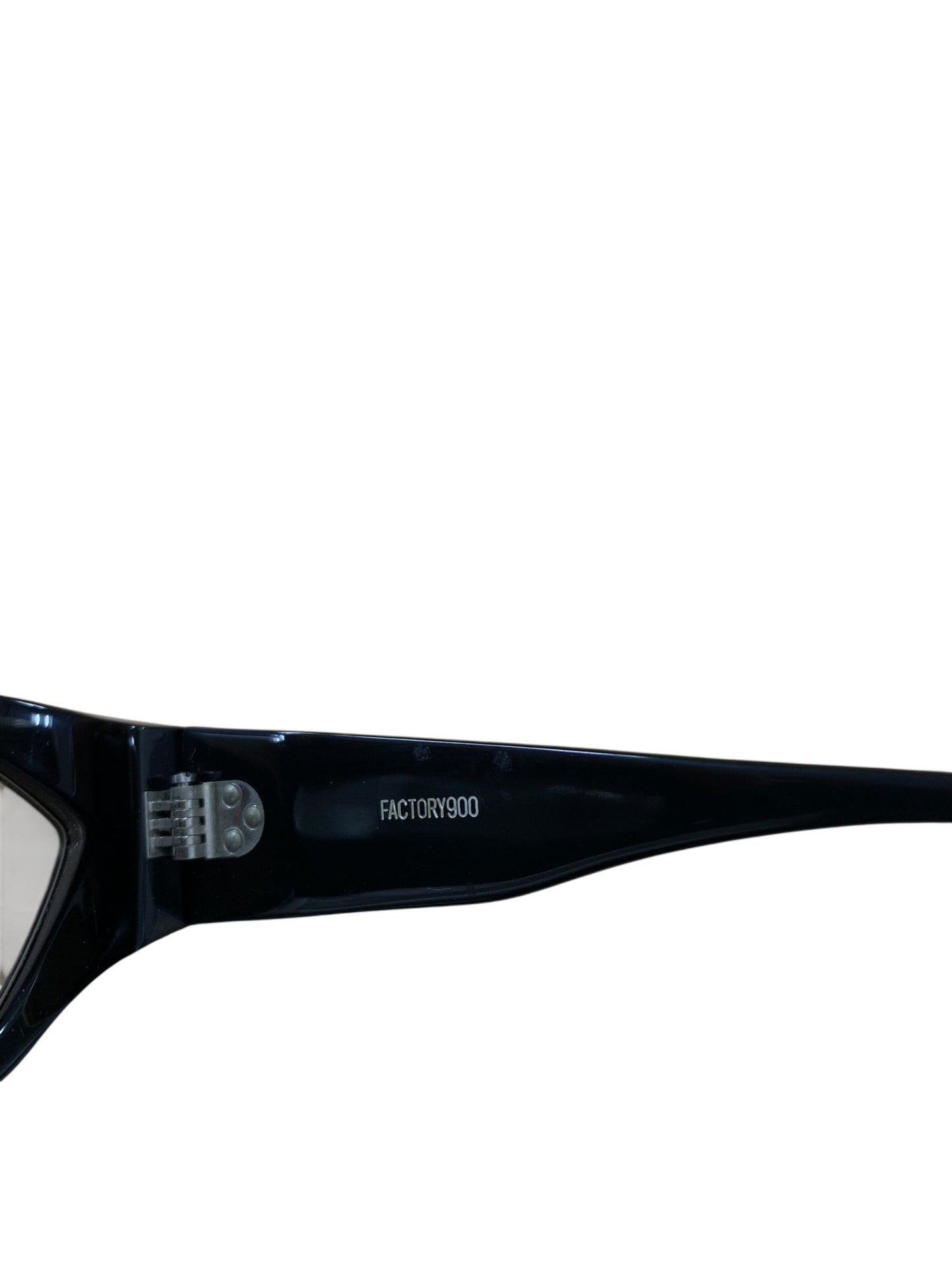 ファクトリー900 FA-160 メガネ ブラック ゴーグルシリーズ 本革フード付き セルフレーム フルリム ITKVWJ3XJBB4