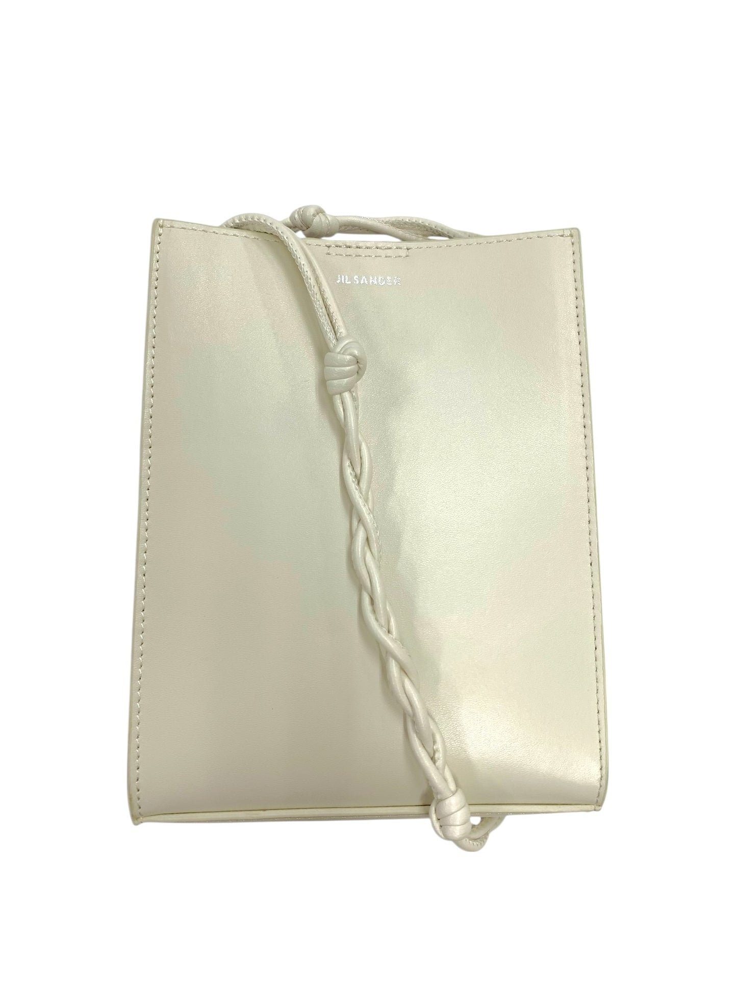 ジルサンダー Tangle スモール ショルダーバッグ ホワイト レザー ITFG56EF7X8W