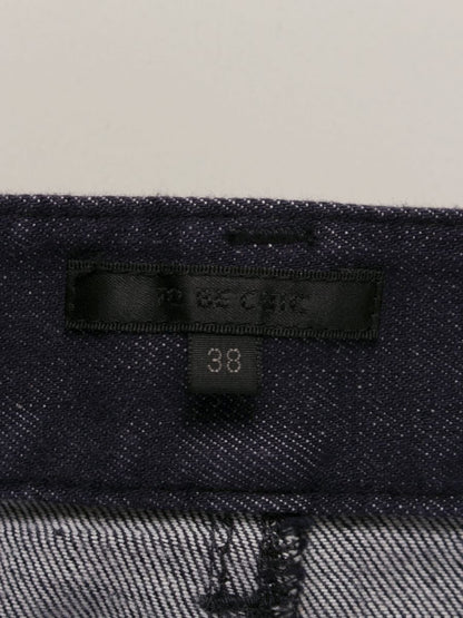 トゥービーシック W5R07-565-29 デニムパンツ 38 ネイビー パールビジュー ITF14Q0IUV7K